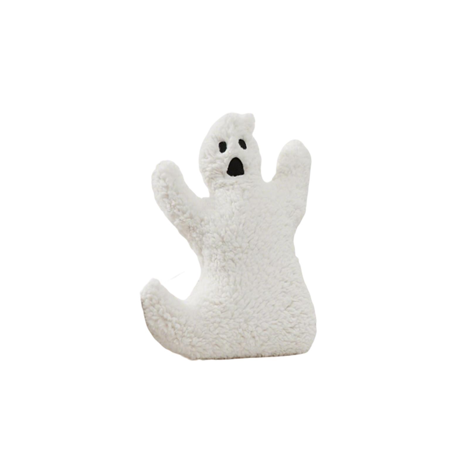 

Подушка на Хэллоуин, Милая плюшевая подушка, Декоративная подушка-подголовник для дивана-кровати на Хэллоуин, Для домашнего декора (15 дюймов) One Size белый