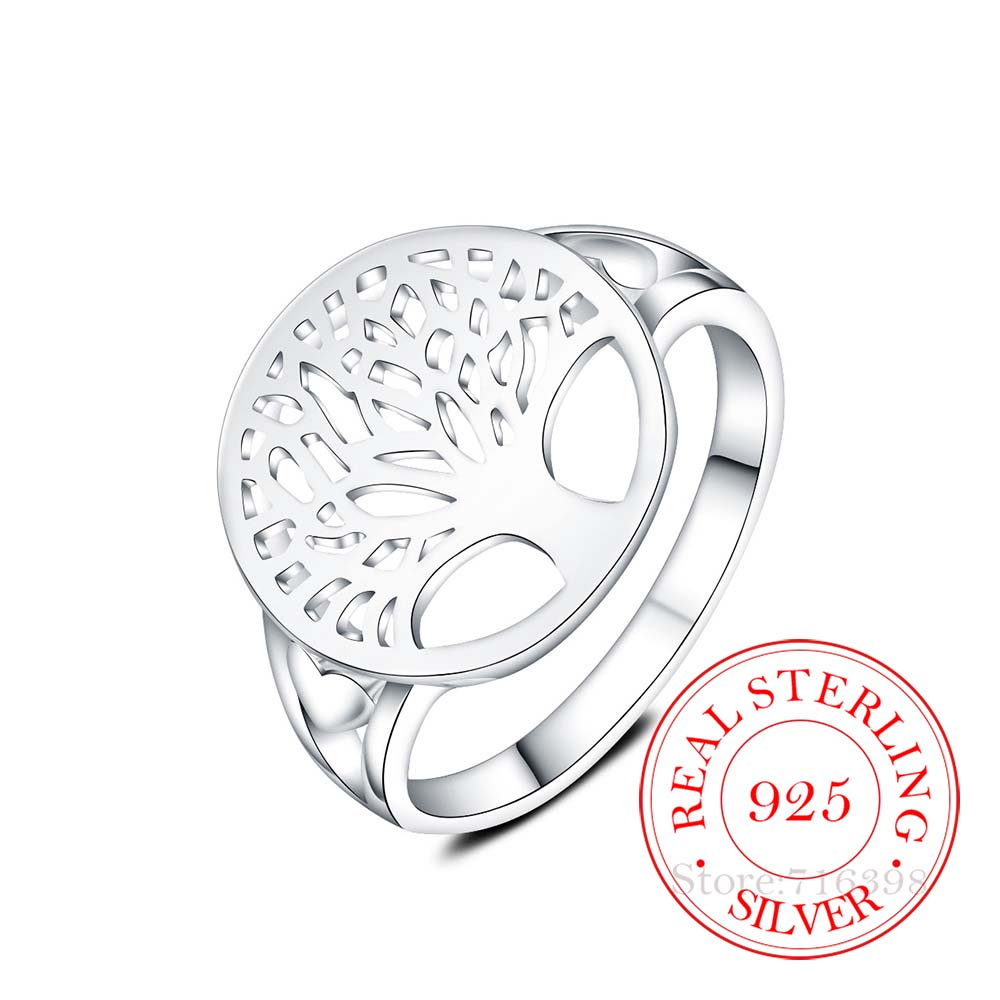

2026 Orginal 100% 925 Sterling Silver Rings Tree of Life Classic Accessories Anel Bague Anillos for Women New Mothers Day Gifts 6