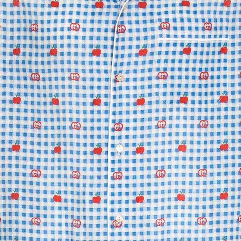 Gucci SS23 Shirt Men's Sky Blue 636406-ZAFEM-4428