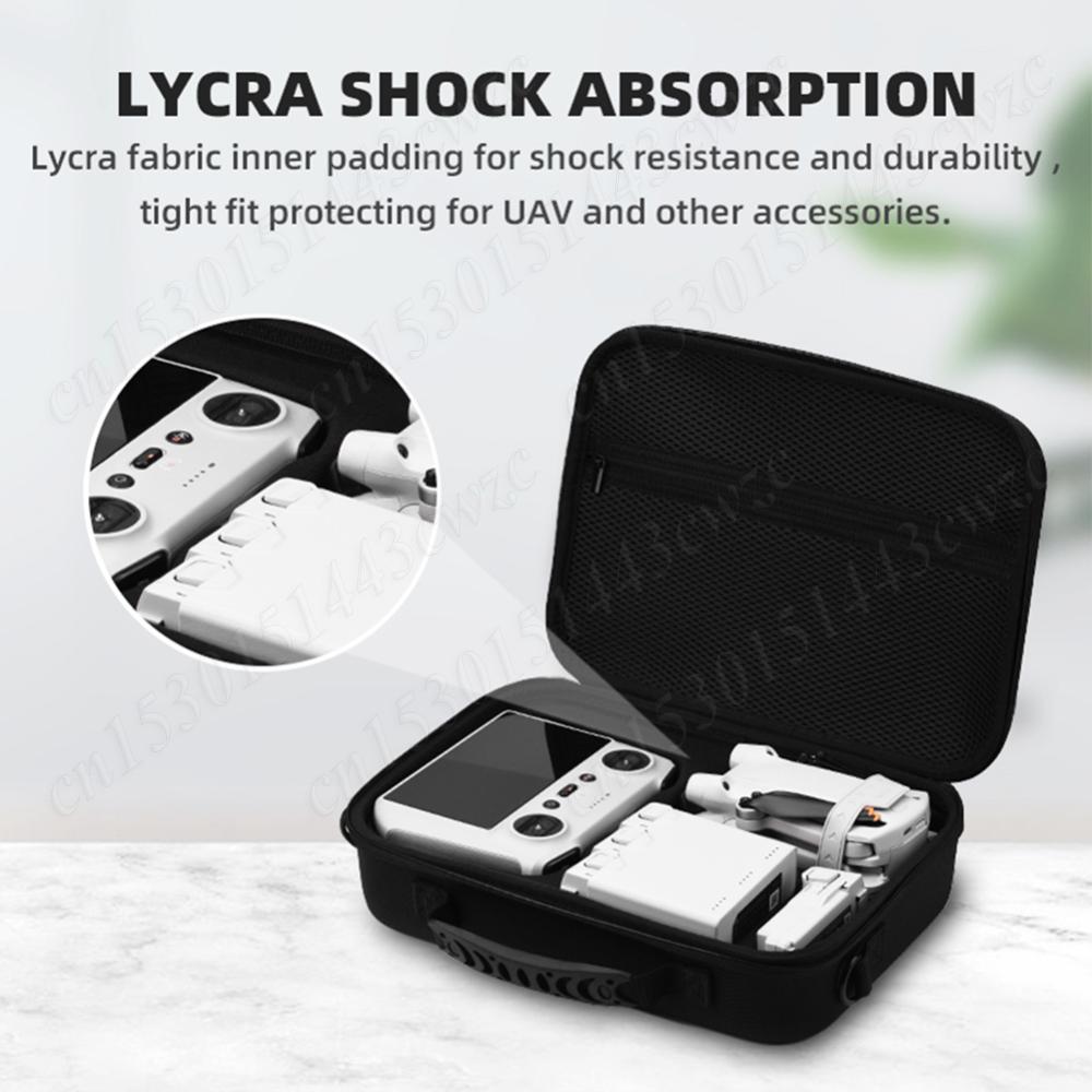 

Drone Sotrage Bag for DJI Mini 4 Pro Travel Carrying Case Handbag Shockproof Protective Box for DJI Mini 3 Pro Drone Accessories