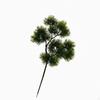 Artificial Pine Needle Branch, Realistic Tree, Faux Podocarpus, Decorative Landscaping, Soft