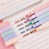 6 Pezzi Carini Kawaii Colore Caramella Molandi Cancelleria Ufficio Scuola Regalo Pennarelli Evidenziatori
