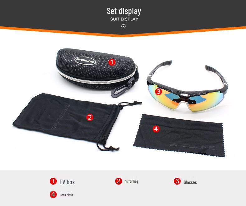 Photochrome Radbrille: Winddichte, sanddichte Brillen für Männer & Frauen - Outdoor-Sport- & Laufausrüstung.