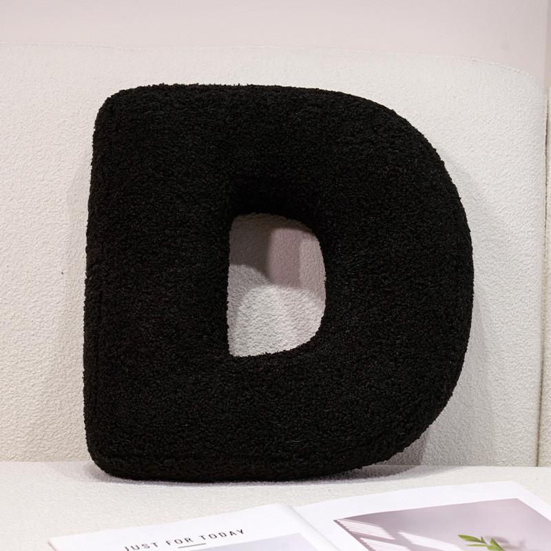 26 English Letters Plush Toy Cartoon Cushion Stuffed Doll Decoration Bedroom