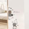 1Pc Furniture Cartoon Cute Cat Wall Stickers For Door Home Decor Accessories Living Room Kids Room Decoration Wall Decal