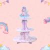 Unicorn Cupcake Stand Birthday Party Decor Kids Girls Wedding Birthday Party Favors Unicorn Dessert Holder Supplies Baby Shower