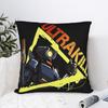 Poszewka na poduszkę do gry Ultrakill Shooting Game Blood is Fuel Poliester Pokrowiec na poduszkę Poszewka na poduszkę Rock Throw Pillow Case Cover Zamek błyskawiczny