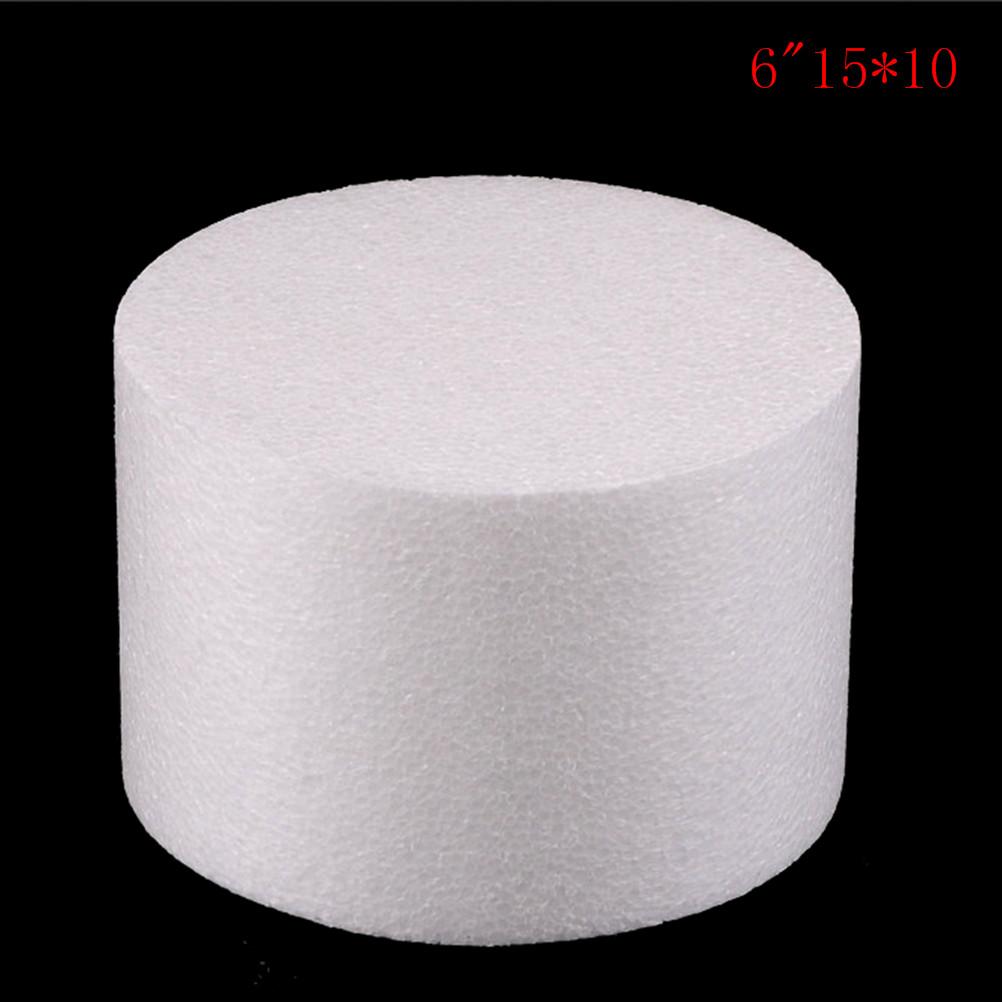 

10/15/20/25cm Inch Patrice Model Round Styrofoam Foam Cake Dummy Sugarcraft Flower Decor