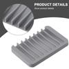 Perfect Innovative Easy To Clean High Quality Silicone Self Draining Soap Dish Compact And Soap Holder Bathroom Accessories