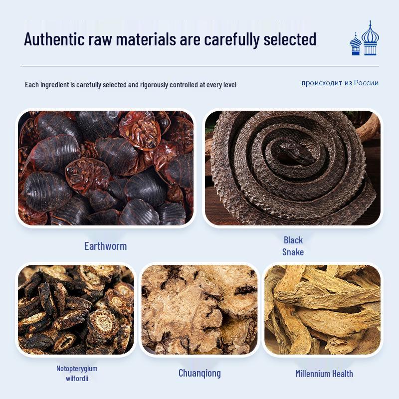 Russisches Fersen- und Sohlen-Schmerzlinderungs-Pflaster für Plantarfasziitis, Achillessehnenentzündung und Taubheitsgefühl