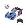 (Blue) Children's Remote Control Car Wall Climbing Car Remote Control Stunt Racing Educational Toy Stunt Wall Climbing Car