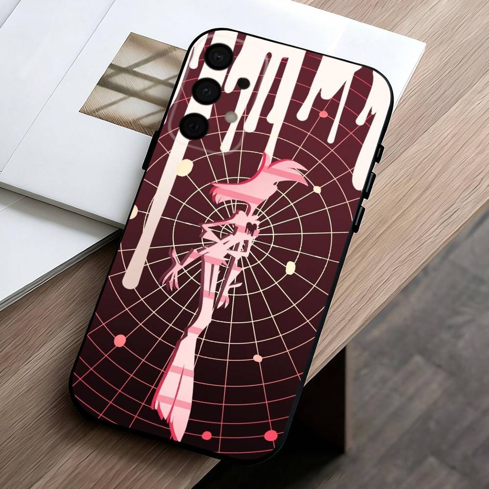 A-Angel D-DustS H-Hazbin H-Hotel   Phone Case For Samsung Galaxy A73,A72,A71,A70,A53,A52,A51,Soft Silicone Black Cover