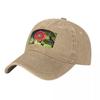 Red Sunflower Baseball Cap Snap Back Hat Fashionable Hat Baseball Cap Cosplay Unisexs Hats Womens