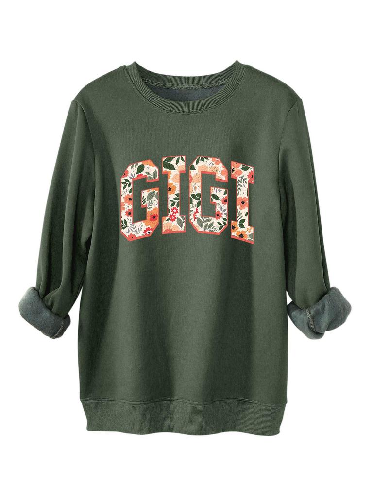 Gigi Women's Versatile Thick Warm Pullover Hoodie - Autumn/Winter New Arrival