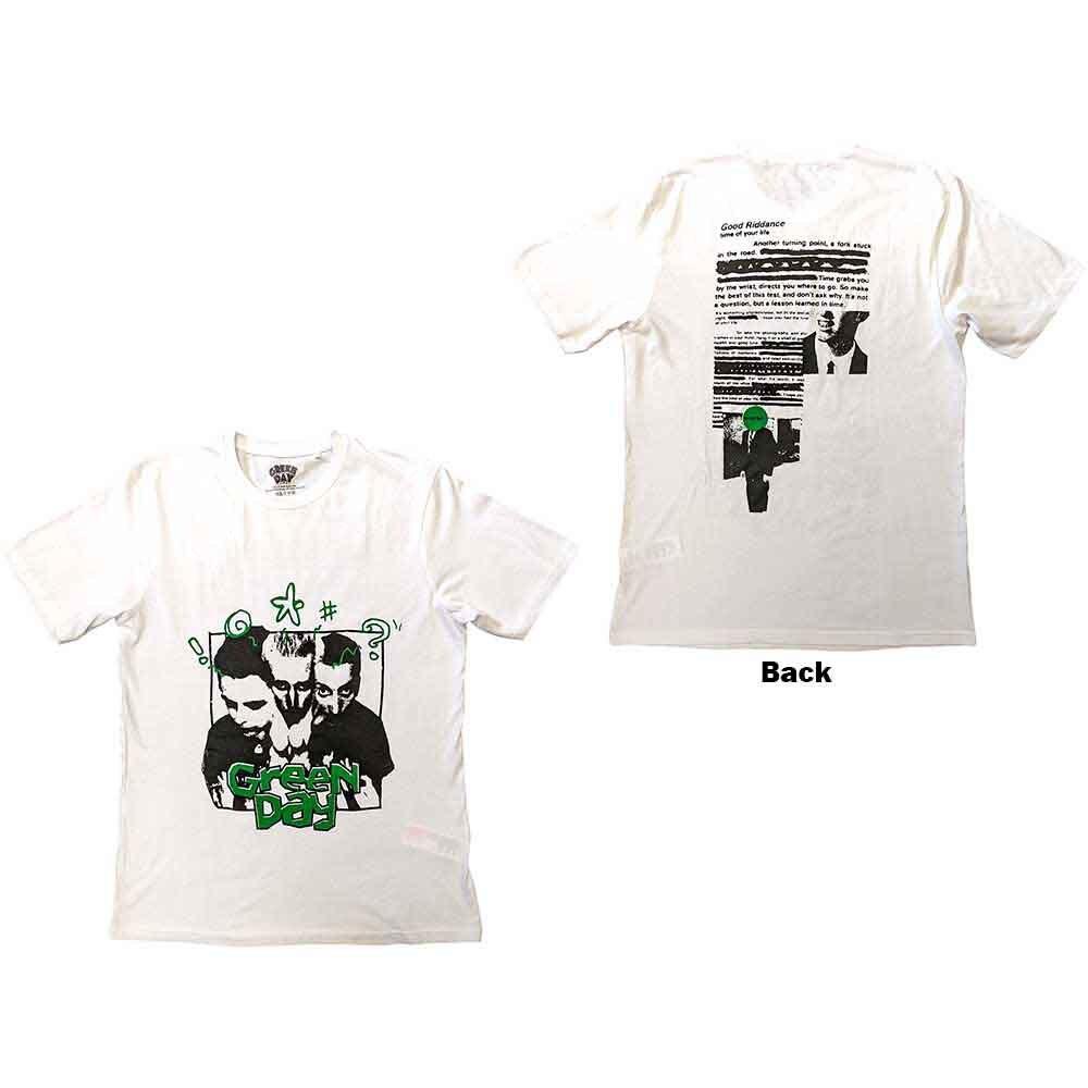 Green Day Unisex TShirt Good Riddance (Back Print) (XxLarge) S