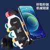 Universal Motorcycle Bike Phone Holder With Shock Absorption Handlebar Or Mirror Mount Navigation Use