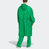 adidas Originály 70. léta Color Block Dlouhá bunda s kapucí Dámská bunda Zelená IK7856