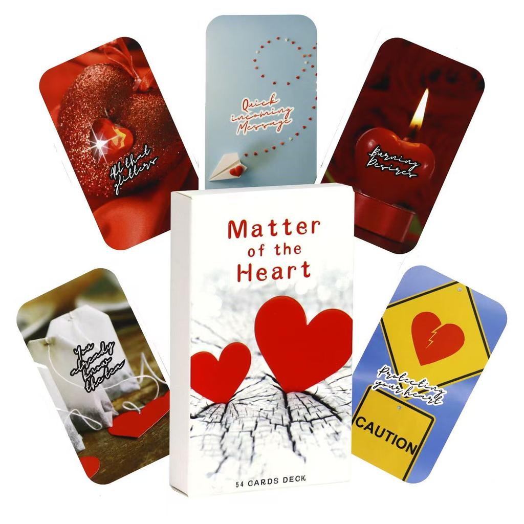 Love Oracle Deck 54 Cards 10.3*6cm - Matters of The Heart Oracle Cards