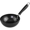 8-Inch Nonstick Carbon Steel Wok, Flat Base, Ergonomic Handle, for Stir Fry & Sautéing