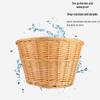 Rattan Bicycle Basket for Mountain Bikes and Pets – Multipurpose Cycling Accessory