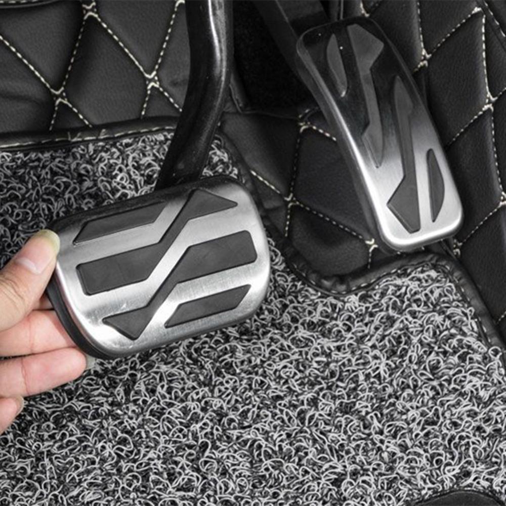 2Pcs Aluminum Brake & Gas Pedal Accelerator Pad Cover For Lincoln MKC 2015-2019