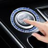 Rhinestone Crystal Car One-Key Engine Start Stop Ignition Push Button Switch Cover Decorative Ring Car Accessories