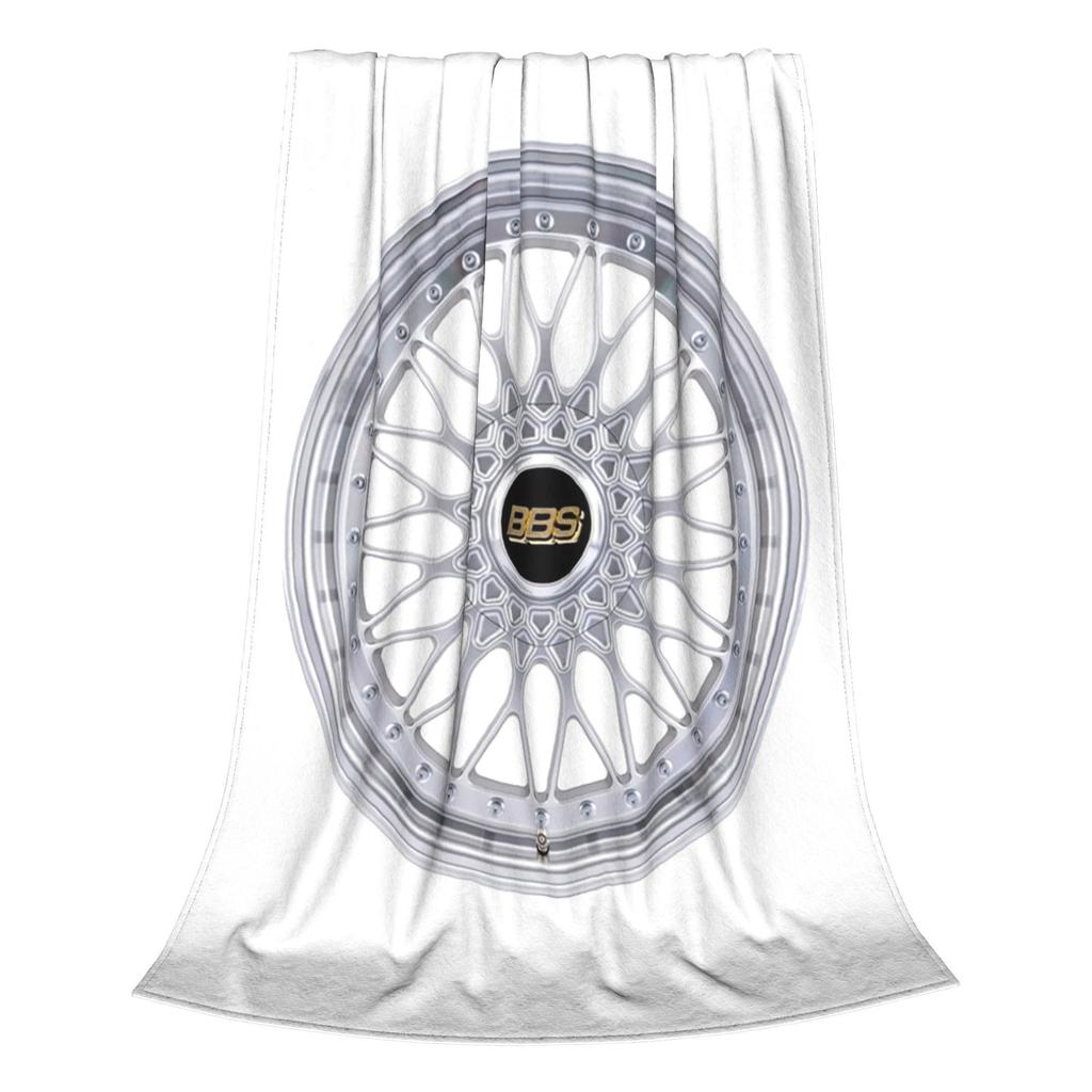 Bbs Racing Rims Blankets Warm Fleece Sofa Throw Blanket for Home Bedroom Office Throws Bedspread Quilt