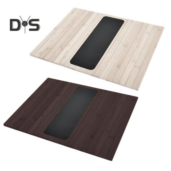 Bandeja de madera para reposabrazos de sofá, antideslizante, resistente, multifunción, rectangular, plegable, organizador de almacenamiento para tazas de café, bebidas y aperitivos