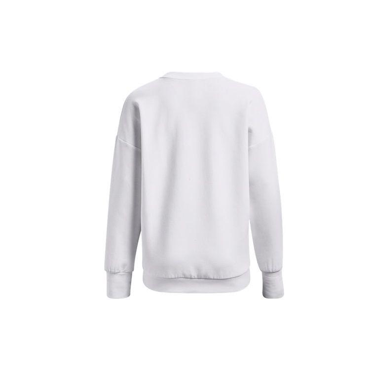 Under Armour Summit Casual Sports Crew Neck Long Sleeve Sweatshirt Women sweatshirt White 1369562-100