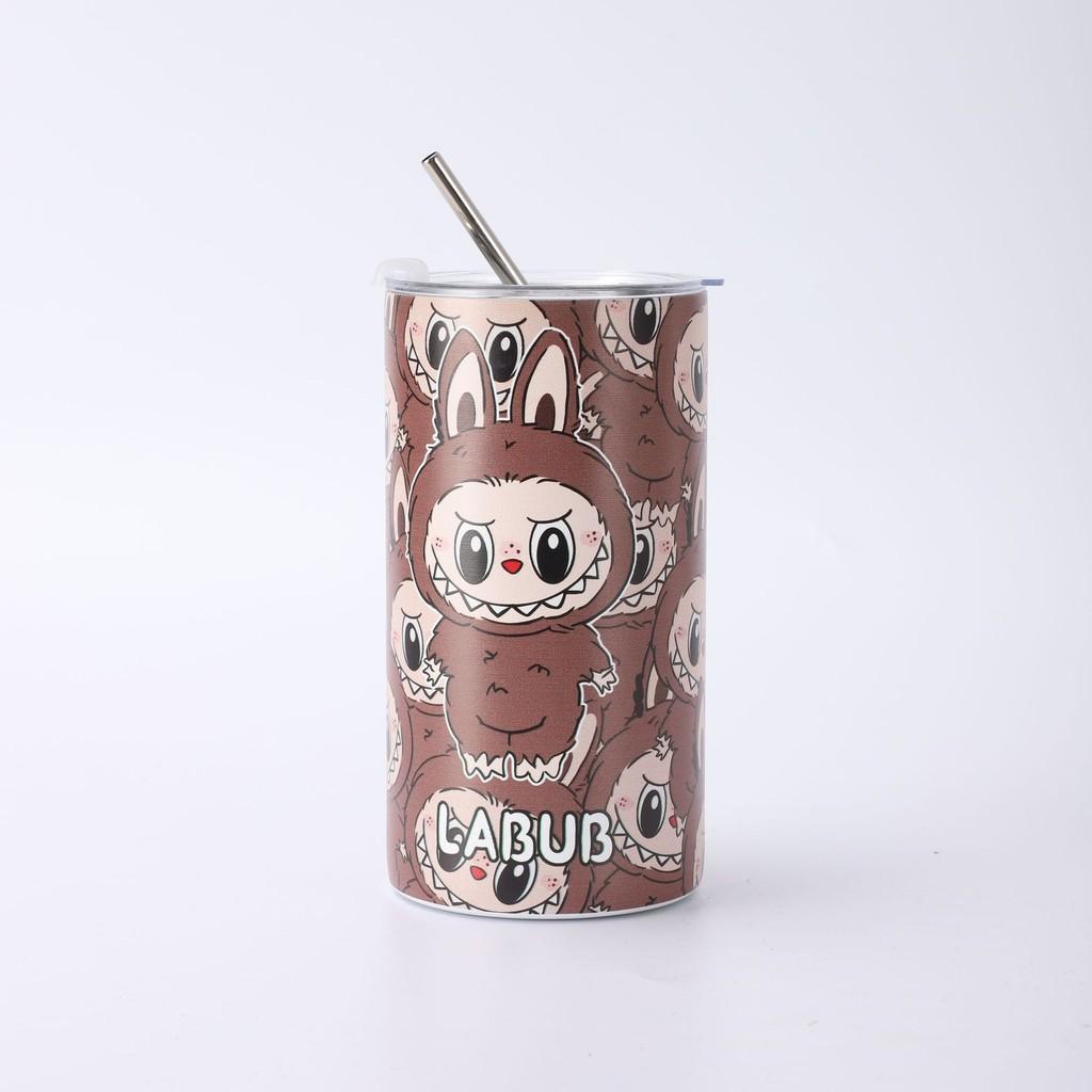 

Thermos Stainless Steel Cup 3d Printed Cartoon Large Capacity Cup Sippy Style J
