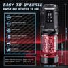 Male Automatic Masturbator Cup Thrusting Heating Rotating Pussy Licking Blowjob Sucking Machines Telescopic Sex Toy For Men