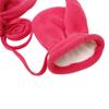 4T Polar Fleece Easy-On Baby Toddler Lanyard Mittens Boys Girls Gloves Fleece Lined Kids Mittens