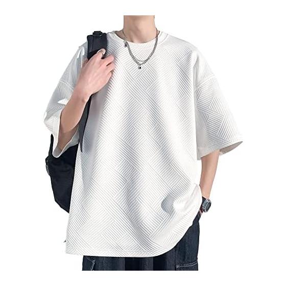[Culeevp] Summer Clothes, Men s T-shirt, Short Sleeve, Large Size, Plain, Half Sleeve, Quick Drying, Soft Clothes, Men s