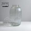 High-End Retro Glass Vase Set: Floor-Standing Transparent Ornaments In Soft Ins Style