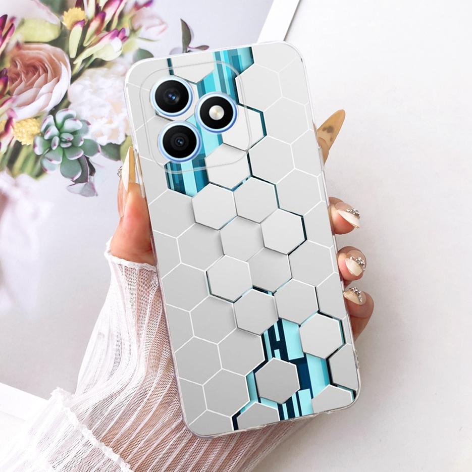 For Honor X8d 4G Case Cool Fashion Painted Cover 6.77'' Soft Silicone Phone Case For Honor X8d X 8d HonorX8d 4G Back Cover Coque