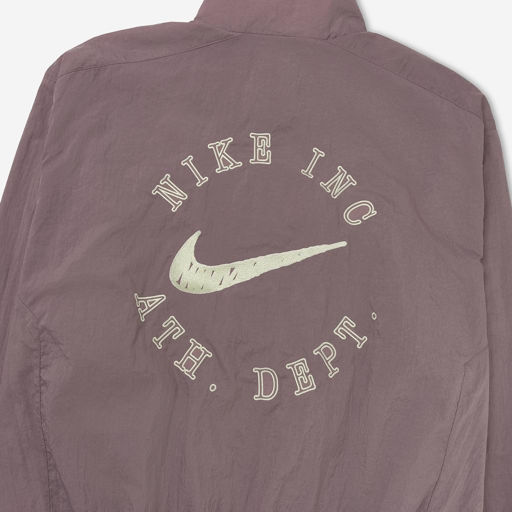 Nike Club Swoosh Comfortable Fashionable Simple Versatile Jacket Men Jacket Gray Pink HV6918-204