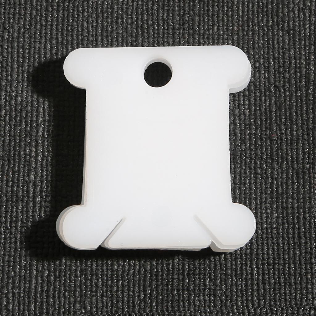 20/50 sztuk Uchwyt na nici Narzędzie do nawijania szpulki Uchwyt do przechowywania szpulki Plastikowa tablica na nici do szycia Karta Organizer nici do majsterkowania