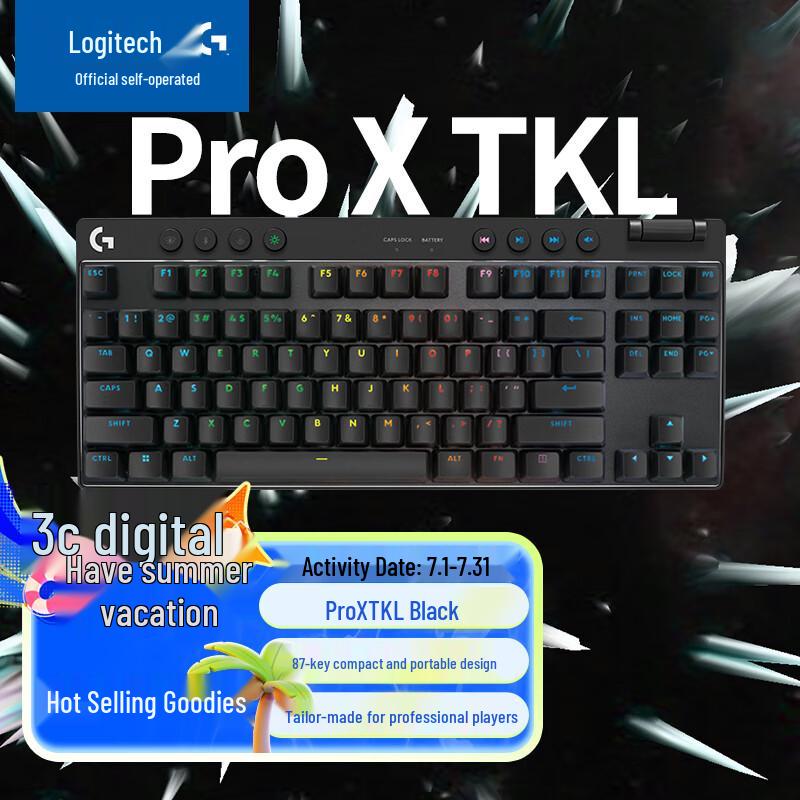 

Logitech G PRO X TKL Wireless Gaming Mechanical Keyboard