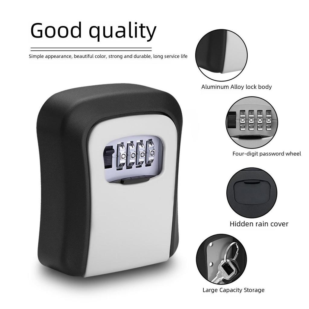 Anti-Theft Key Lock Box for Home and Office