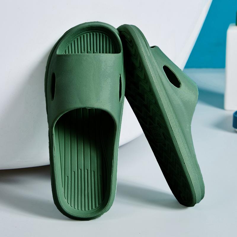 Bread Slippers Women's Home Summer Thick Bottom Bathroom Non-slip Men's Sandals