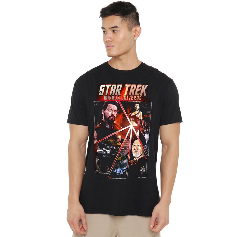 Star Trek Panels T-Shirt S-5XL Black S