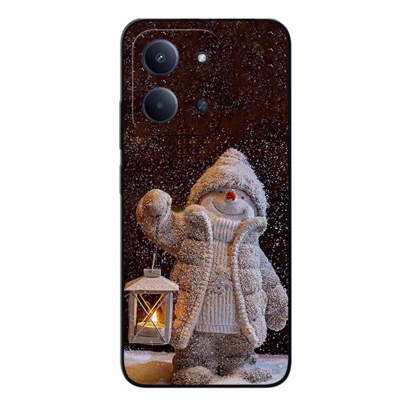 Christmas Phone Case For Redmi 15C 4G Global 171.5mm Case Black Silicone Bumper For Xiaomi Redmi15C 4G Cover 15C4G Cartoon Coque