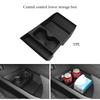 For Hyundai Santa Fe 2024 Cup Holder Armrest Storage Box Wireless Charging Pad Lower Storage Box Central Control Accessories
