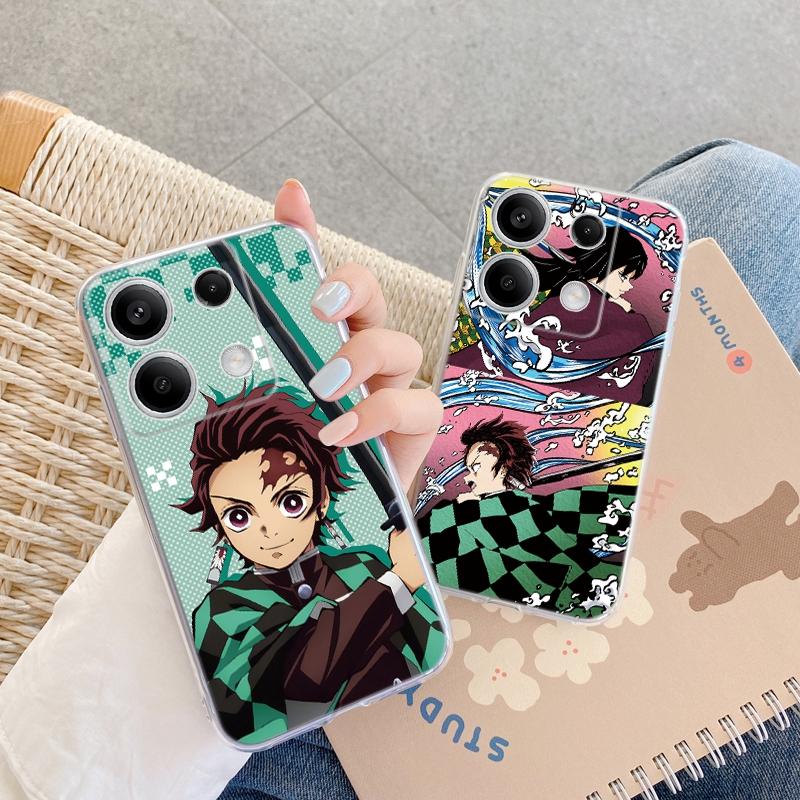 Cool Anime Soft Clear Silicone Case For Xiaomi Redmi Note 13 14T 15 Samsung A55 A35 S24 FE S25 iPhone Huawei Honor Camera Protective Shockproof Cover