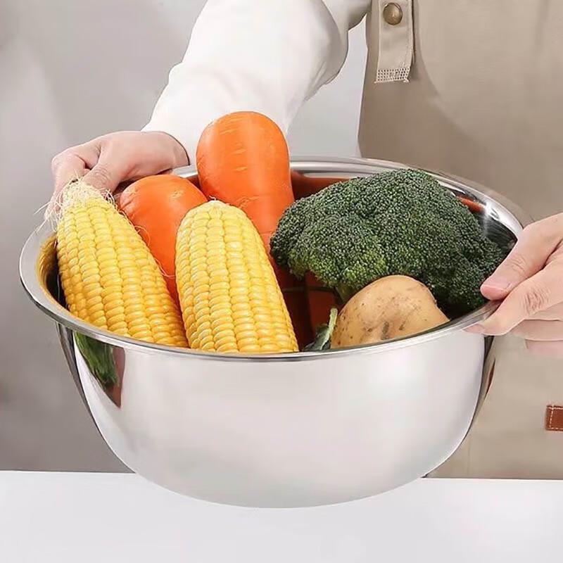Chuangfa 22cm Thickened Stainless Steel Multi-Purpose Basin