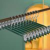 Non-Slip Pant & Skirt Clips: Strong Metal Hangers for Drying and Organizing Clothes