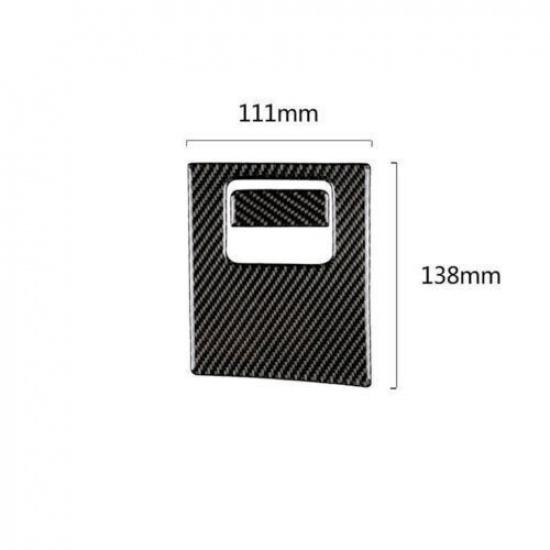 Box Handle Panel Co-Pilot Storage Real Carbon Fiber For Toyota Camry 2018-