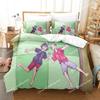 3d Printing Anime Deji Meets Girl Bedding Set Cartoon Anime Adult Kid Bedroom Duvet Cover Sets 3D Kawaii Girls