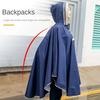 Imperméable pour enfants Style Cape Sacs d'école Version coréenne avancée Poncho pour enfants à l'école Imperméable pour faire du vélo