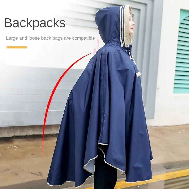 Imperméable pour enfants Style Cape Sacs d'école Version coréenne avancée Poncho pour enfants à l'école Imperméable pour faire du vélo